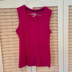 Fuschia Sleeveless Top